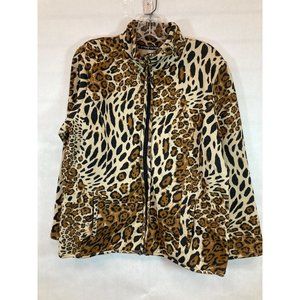 NWOT -Womens Fashion Animal Print Jacket